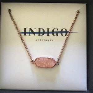 Indigo Authority Rose Gold Necklace